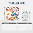 thumbnail image 3 of Haiem Flowers Birds And Butterflies Windshield Sun Shade: Universal Foldable 2-Piece Car Front Window Sunshade - Blocks Uv Rays, And Reduces Heat,Essential Car Accessory Medium, 3 of 7