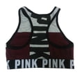 thumbnail image 2 of Victoria's Secret Pink High-Neck Crop Top Racerback Sport Bra, 2 of 2
