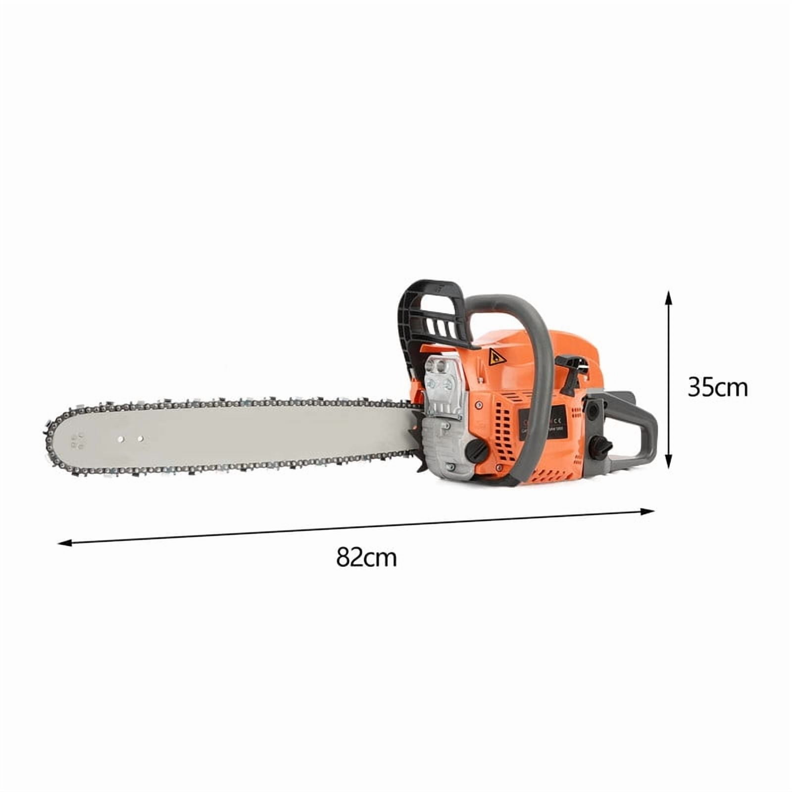 YNCE 58CC 20 Inch Gas Chainsaw 2-Stroke Gasoline Powered Chain Saw with Handheld Cordless Gas-Powered Chain Saws Chainsaws for Cutting Forest Trees Wood, Garden, Farm Cutting