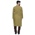 thumbnail image 3 of Atasi Printed Long Asymmetric Kurta Pajama Set For Men Party Wear Clothing, 3 of 4
