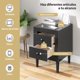 thumbnail image 5 of Mesita de Noche Costway Mesita Auxiliar con 2 Cajones Negro 40 x 39,5 x 55 cm, 5 of 7