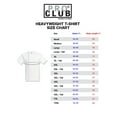 thumbnail image 6 of Pro Club Men's 6.5 oz Heavyweight Cotton Short Sleeve T-Shirt, Charcoal, 3X-Tall, 6 of 6