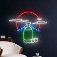 thumbnail image 2 of Handmadetneonsign Sake Wine Neon Sign, Fuji Mountain Wall Art Decor, Japanese Wine Wall Decor, 2 of 5