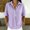 Purple striped blouses a1, variant on SSZMDLB Women Short Sleeve Button Down Blouses Striped Collared Tunic Tops Casual Loose Fit Summer Travel Shirts, Pink S