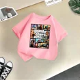 thumbnail image 4 of Vêtements d'Été pour Enfants T-shirt de Sport de Rue en Pur Coton Garçons Filles T-shirt Mode T-shirt Confortable Col Rond T-shirt pour Enfants, 4 of 5