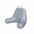 thumbnail image 1 of Geometric Reading Pillow, Diamond Line Pattern with Vertical Lines and Squares Modern Symmetric, Bedrest Cushion with Back Pocket and Washable Cover, 2 Sizes, by Ambesonne, 1 of 3