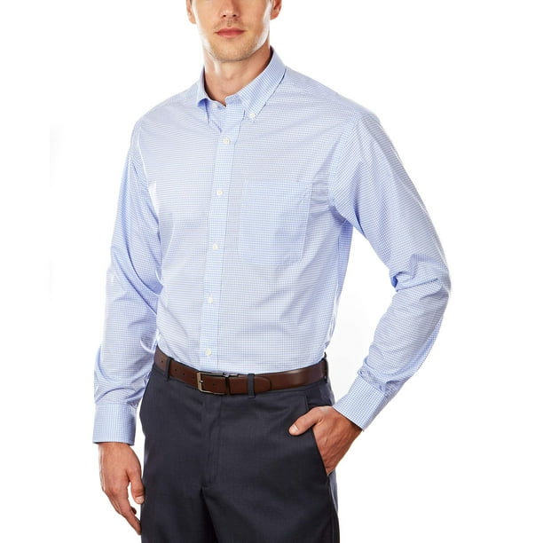 Camisa de vestir Tommy Hilfiger, corte regular, a cuadros vichy, no planchados, para hombre
