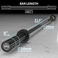 thumbnail image 5 of Synergee 15lb Technique Barbell Black Aluminum Bar for Form & Technique Training for Power & Olympic Lifting., 5 of 7