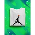 thumbnail image 3 of Basketball Silhouette Sweatshirt Men -SPIdeals Designs, Male x-Large, 3 of 4