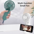 thumbnail image 4 of Aioneus Portable Handheld Fan Small Hand Fan 4000mAh Battery Operated, USB Rechargeable Mini Personal Fan for Women/Travel/Outdoor - Pink, 4 of 10