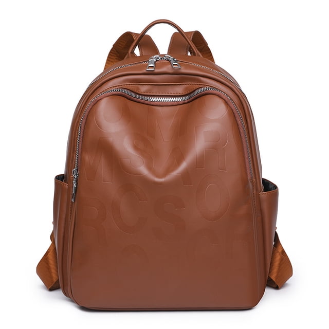 Asge Mochilas Antirrobo para Mujer, Cuero de PU Mochila de Moda Bolso de Hombro Bolso de Casual Gran Capacidad Mochila de Viaje Asge Peso ligero, duradero, resistente a los arañazos e impermeable antirrobo.