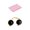 Black Rattle Pink Cloth, variant on HILABEE African Shaker Rattle Maracas Percussion Kashaka Instrument Music Egg Shaker Black Rattle Pink Cloth