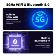 Mini Wireless CarPlay Adapter Converts Wired CarPlay/Android Auto to Wireless Plug & Play Converter Dual Band WiFi for Fast & Stable Performance Seamless Connection for Car Play Adapter