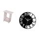 thumbnail image 5 of Mesilla de noche,Mesa auxiliar,mesa de centro,mesa esquinera,mesilla de noche,Reloj de pared grande,Reloj de pared acrílico silencioso y moderno,Reloj de pared grande para, 5 of 8