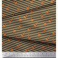 thumbnail image 2 of Soimoi Silk Fabric Stripe & Giraffe Animal Print Sewing Fabric Yard 42 Inch Wide, 2 of 3