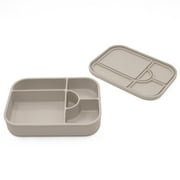 noka Bento Lunch Box - Grand Size | 5-Sealed Leak Proof Compartments | Made of Food Grade Silicone | Dust