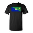 thumbnail image 1 of Christmas Island Country Flag Adult DT T-Shirt Tee, 1 of 2