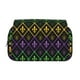 thumbnail image 2 of Disketp Mardi Gra Geometric Estuche de Lápices de Doble Capa con Tapa Abatible y Cremallera, Organizador Escolar para Adolescentes y Adultos, 2 of 7