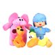 thumbnail image 2 of GDCB 4 piezas / 4 piezas Pocoyo und Freunde Plüschpuppe Pocoyo Pato Loula Elly Schläfriges Vogelmädchen Kuscheltiere Colección de personajes de dibujos animados Juguete Zhivalor LL-0576, 2 of 6