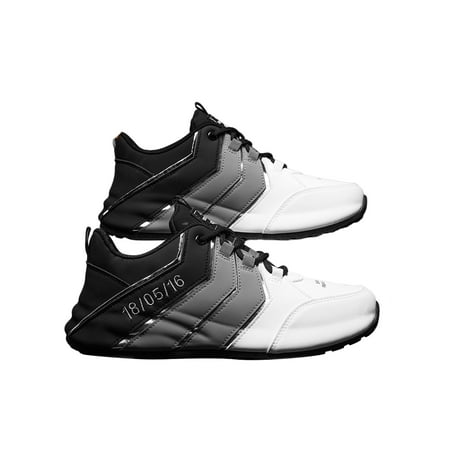 

Rotosw Men s Casual Shoe Lace Up Sneakers Non-slip Flats Flat Comfort Fashion Sneaker Walking Breathable Athletic Shoes Plush White Gray 6