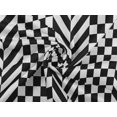thumbnail image 6 of oneOone Rayon Black Fabric Check Sewing Fabric By The Yard Printed Diy Clothing Sewing Supplies 56 Inch Wide, 6 of 6