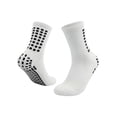 thumbnail image 2 of 6 Pares Calceta Deportiva Antiderrapante Hombre Gym Pilates Unitalla Blanco, 2 of 6