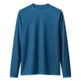 thumbnail image 4 of Linfrsh Long Sleeve Shirt Men Mens Long Sleeve Tee Shirts Stretch Crew Neck Tee Shirts Casual T Shirts for Men, 4 of 5