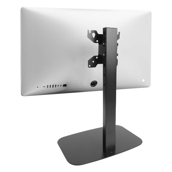 Single Monitor Stands, Freestanding VESA Mount for 14 to 32 inch Screens, Universal Desk Stand Holds up to 22lbs, Display Mount with Height Adjustable, VESA 75x75mm/100x100mm, Black