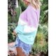 thumbnail image 2 of Sudadera de manga larga para mujer Colorblock Tie Dye Printed Pullover Tops Xemadio WMPH-1197-30, 2 of 6