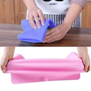 FXMLRLK 1 Pack Silicone Placemat, Food-Grade Non-Slip Waterproof, Dining, Stain Resistant, Countertop Protector, Kitchen Counter Mat, Heat Resistant, Baking mat Dishwasher Safe,Red