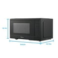 thumbnail image 3 of Midea Countertop Microwave Oven, 0.9 Cu Ft, 900 Watts, 6 Presets, Express Cooking, Black, 3 of 7