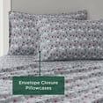 thumbnail image 6 of 4 PCS Cal King Sheet Set Grey Ski Jump, 6 of 10