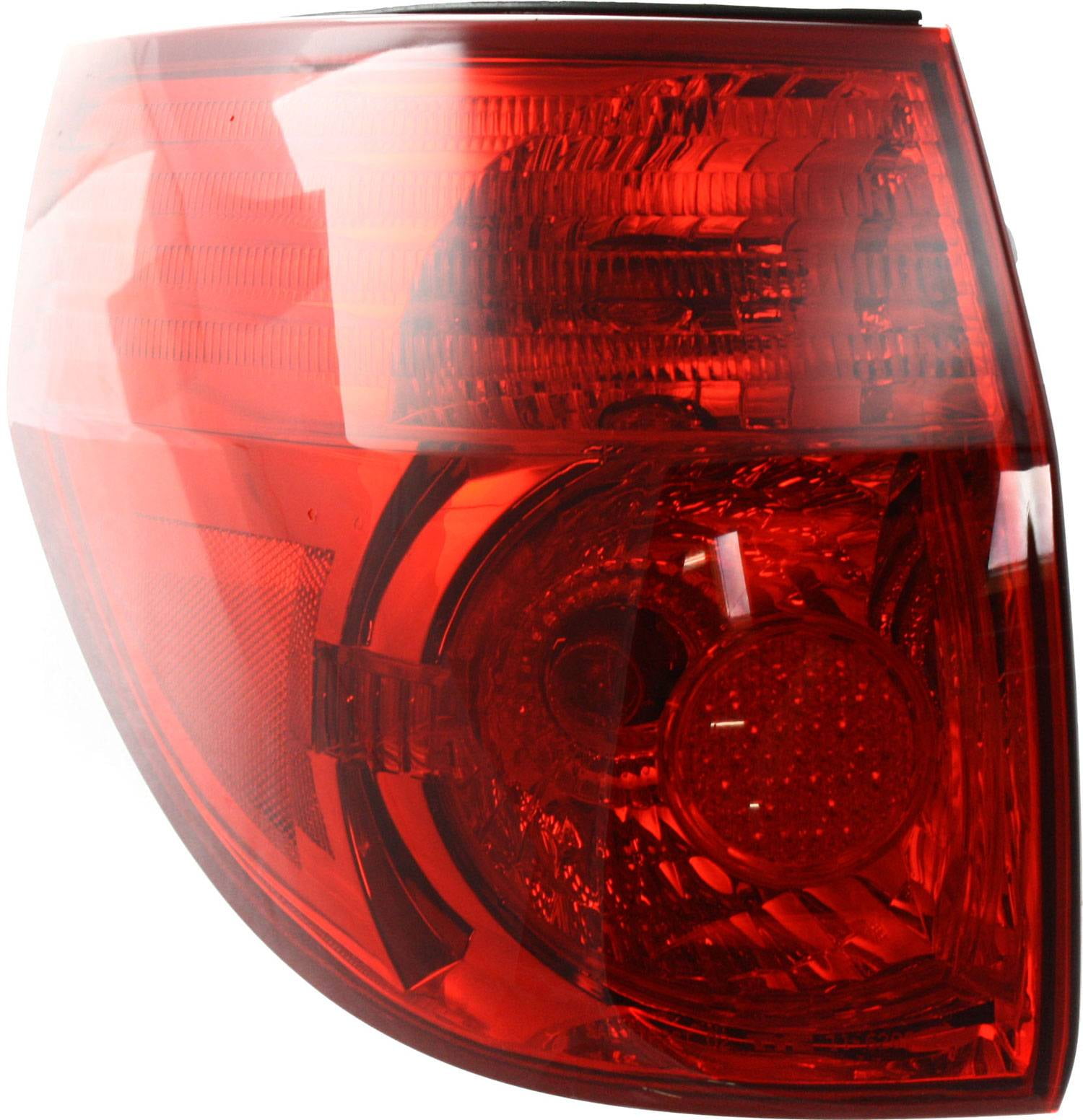 Tail Light Compatible With 2006-2010 Toyota Sienna Left Driver Side, Outer With bulb(s)