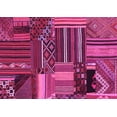 thumbnail image 1 of Ahgly Company Indoor Rectangle Patchwork Pink Transitional Area Rugs, 3' x 5', 1 of 4