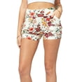 thumbnail image 1 of Conceited Women's Emma Ultra Soft Harem High Waisted Shorts with Pockets, 1 of 5