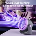 thumbnail image 5 of Small Desktop Fan, Smart Digital Display Mini Mute 100 Speed Settings Table Desk Fan Portable Small Fans for Bedroom Office Home, 5 of 6