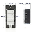 thumbnail image 3 of Hardwired 4-Setting Countdown Timer – Wall-Mounted Switch for Towel Warmers & Radiant Panels, Energy-Saving Control with 4 Preset Durations (30 min, 1 hr, 2 hr, 4 hr), 3 of 3