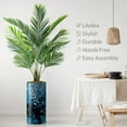 thumbnail image 3 of Artificial Tree in Modern Planter, Fake Areca Tropical Palm Silk Tree for Indoor and Outdoor Home Decoration - 66" Overall Tall (Plant Pot Plus Tree), 3 of 5
