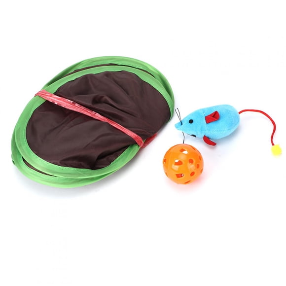 Juguete de caza para gatos, 1 Juego de juguete plegable para cazar ratones y gatos, juguete emergente para gatos, rendimiento de alta gama