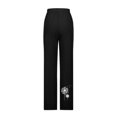 thumbnail image 4 of Moda Mujer Verano Casual Suelto Algodón Y Lino Bolsillo Impresión Pantalones Pantalones Fridja alkflakhf33042, 4 of 5