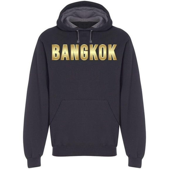 Bangkok City Design Hoodie Men -Image by Shutterstock, Male XX-Large