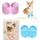 thumbnail image 3 of Croc para Perros,Zapatos De Verano para Cachorros para Perros Pequeños,Sandalias De Colores Caramelo,Zapatos para Perros Cómodos Y Transpirables, Regalo para Festival De Mascotas,Rosado,2 Pares brillar Electrónica, 3 of 5