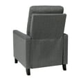 thumbnail image 6 of Flash Furniture Carson Fabric Push Back Recliner, Gray, 6 of 14