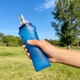 thumbnail image 7 of Running Vest Soft Flask,Lightweight PBA Free Folding Running Water Bottles, BPA-Free 500ml Collapsible Water Bottle for Hydration Backpack, (Blue, 16.9oz), 7 of 7