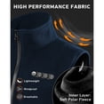 thumbnail image 6 of ARRIS Women Heated Vest with 7.4V Battery Size Adjustable Heating Clothing-Blue, 6 of 9