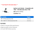thumbnail image 2 of Ignition Lock Cylinder - Compatible with 1984 - 1993 Mercedes-Benz 190E 1985 1986 1987 1988 1989 1990 1991 1992, 2 of 2