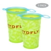 2 PCS 200ml Foldable Soft Water Cup for Outdoor Sports Hiking Cycling Camping Running