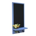 thumbnail image 1 of Chalkboard with Shelf, Key Hooks & Mason Jar, 1 of 11