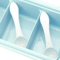 thumbnail image 2 of 4 Compartiments Assaisonnement Boîte Épices Rack Organisateur Condiment Titulaire Conteneur, 11.424.532.76in(Blue), 2 of 7