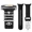 Black, variant on Flower Engraved Band Compatible with Samsung Galaxy Watch 8 Band 40mm 44mm/Galaxy Watch 8 Classic 46mm, Cute Soft Silicone Band with Charms Accessories for Women (With Band)